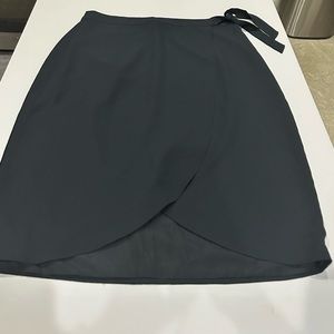 J. Crew Dark Gray Midi Skirt